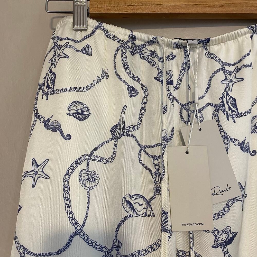 Rails Damani Nautical Chain Pants Womens Size Small Beachy Coastal Pull On - Picture 5 of 7